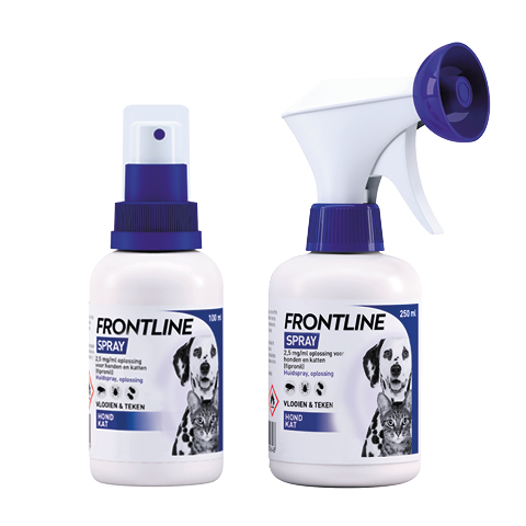 FRONTLINE Spray Spray om honden en katten te beschermen tegen vlooien en teken